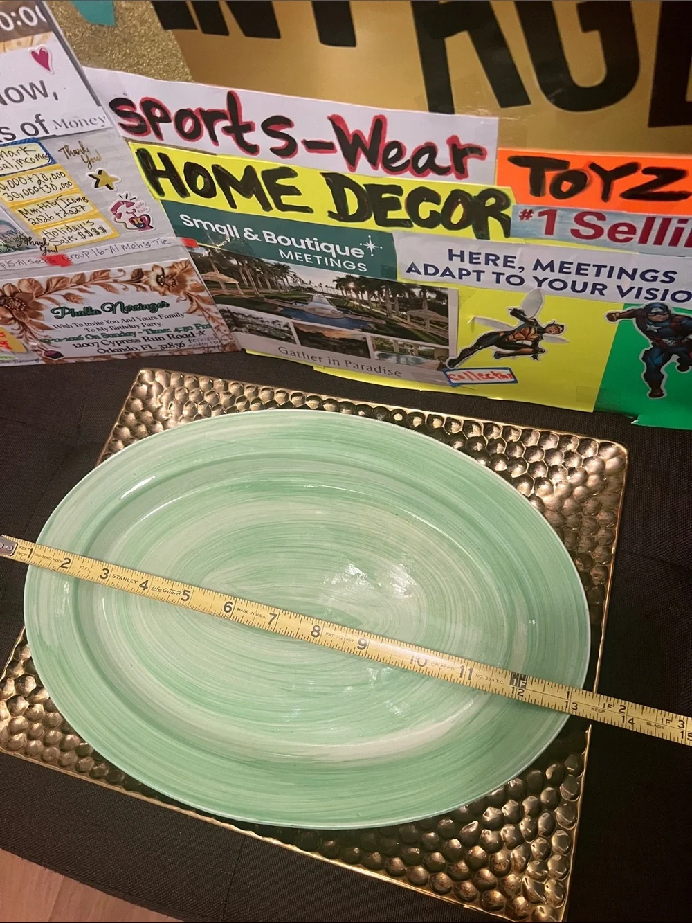 Everyday GIBSON dinnerware hand painted
